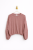 Prążkowany Dres Camp - Dusty Pink
