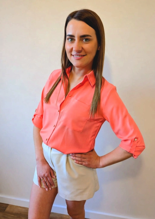 Koszula Light - Coral Pink