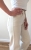Spodnie Wide Leg - Ecru