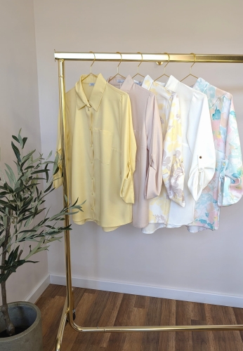Koszula Light - Soft Lemon Bloom