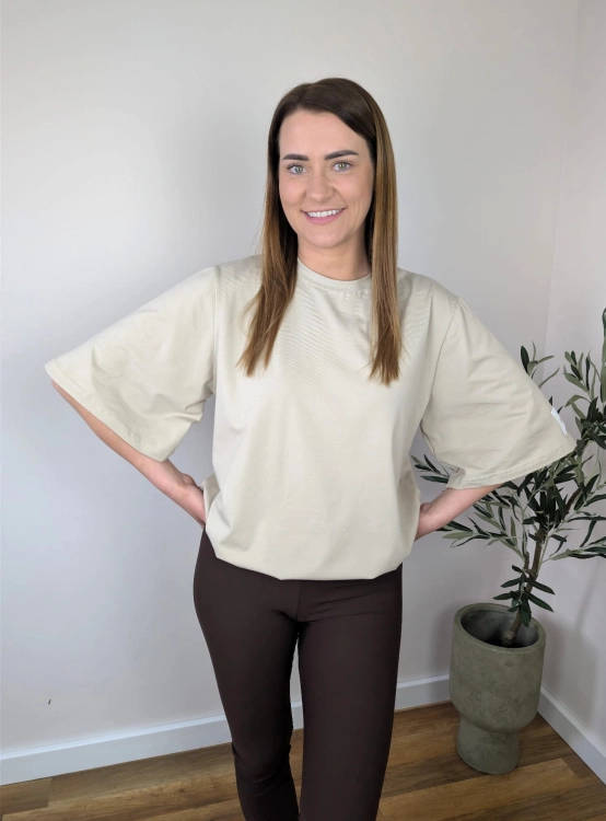 T-shirt Daily Shape - Cold Beige