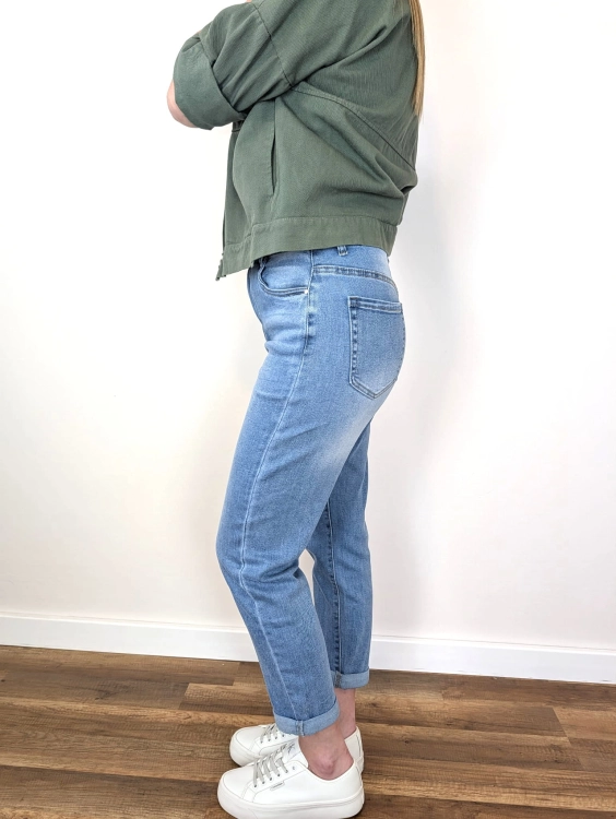 Spodnie Denim  Mom Fit - Classcic Blue