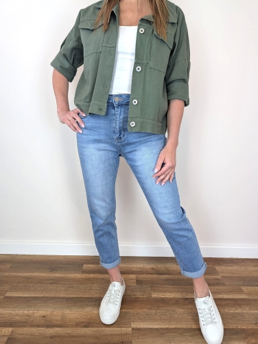 Spodnie Denim  Mom Fit - Classcic Blue