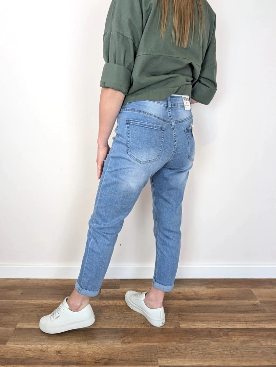 Spodnie Denim  Mom Fit - Classcic Blue