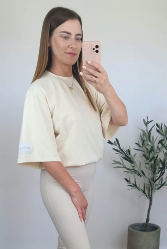 T-shirt Daily Shape - Vanilla Cream